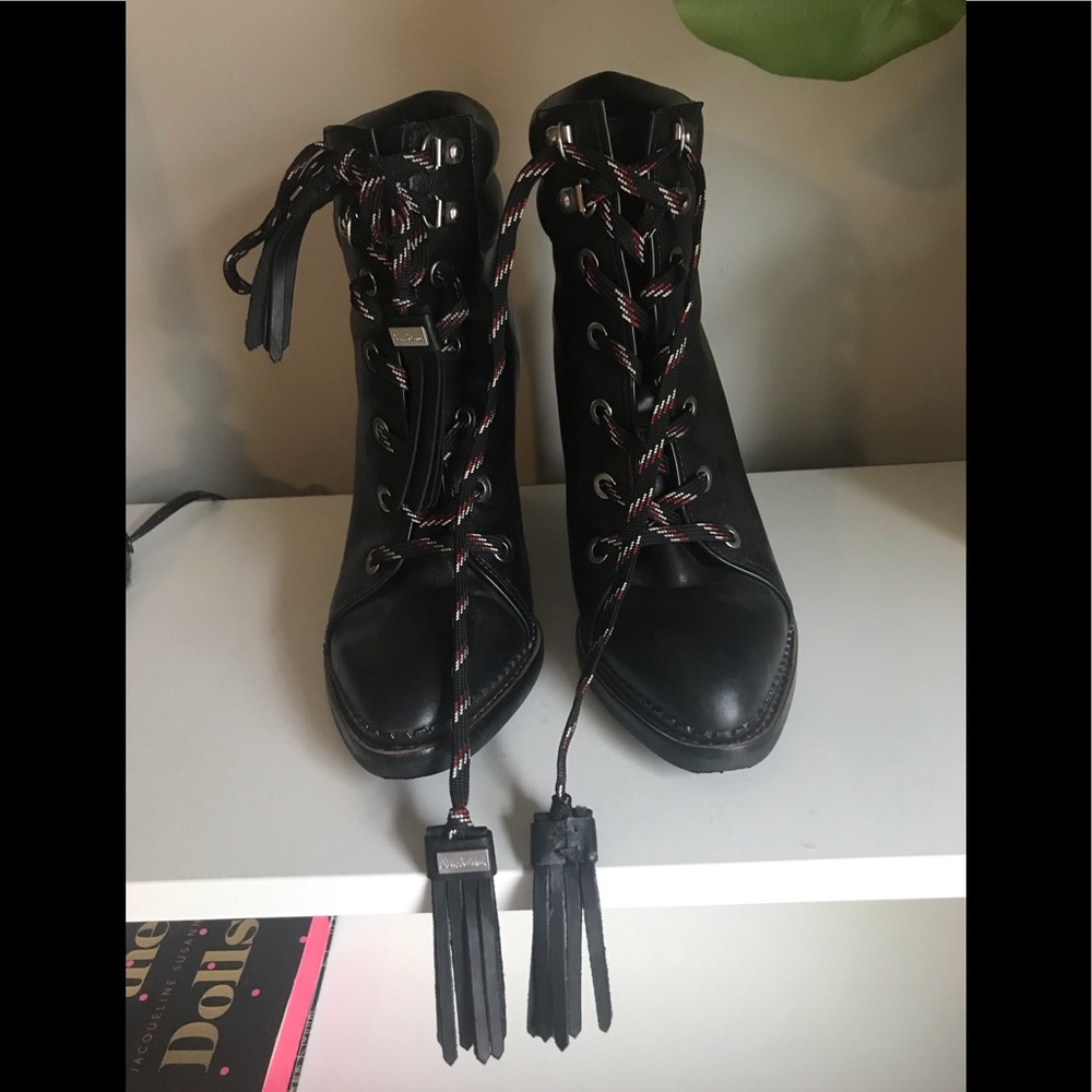Sam Edelman Sondra Leather Lace-Up Ankle Boot